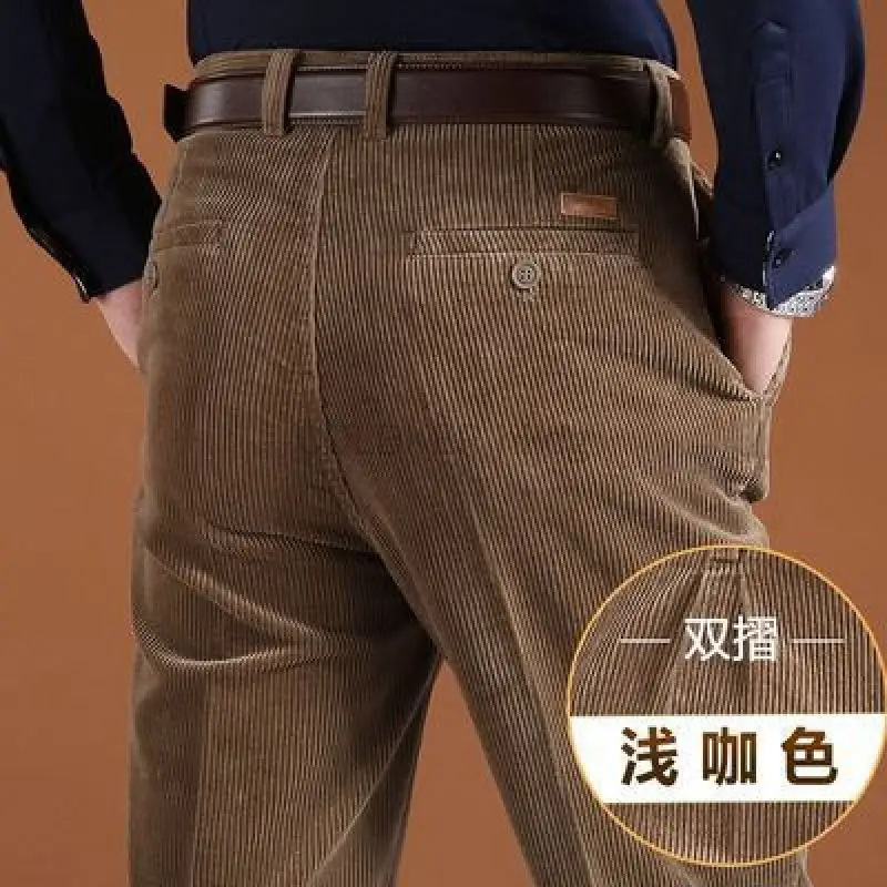Corduroy Pant Warm - Pantalones de pana para hombre, pantalones