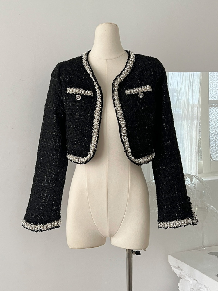 Wool Coat Peacoat - Chaqueta corta para mujer, abrigo +
