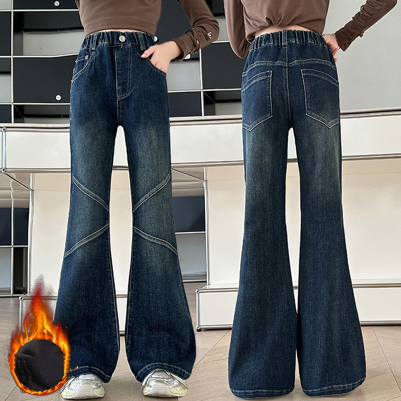 Corduroy Pant Warm - Pantalones vaqueros acampanados forrados de pana